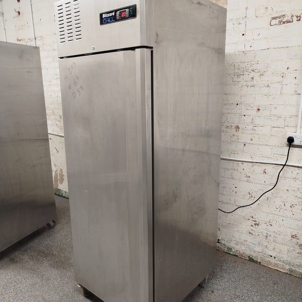 Blizzard Blue line Chill Stainless Steel Upright Single Door Fridge
