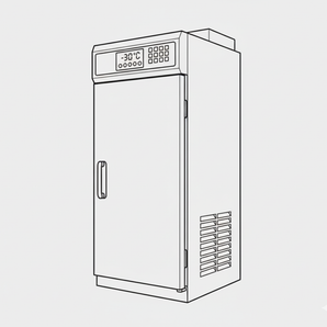 Commercial chest freezer for sale, a robust storage solution for frozen goods in catering and food service.