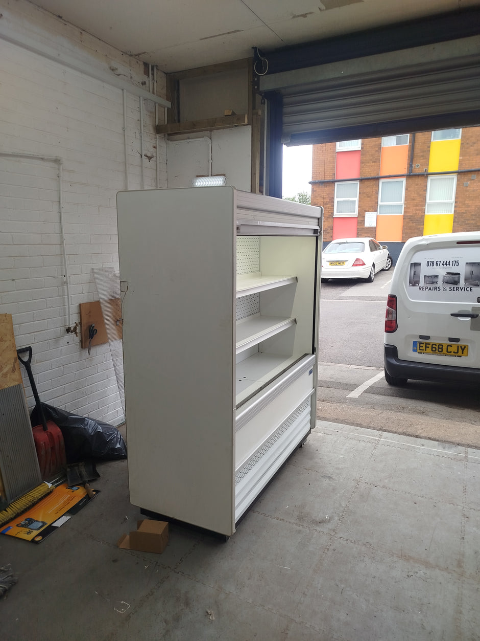 Williams Gem 1.5m Slimline Refrigerated Display in White with Security Shutter
