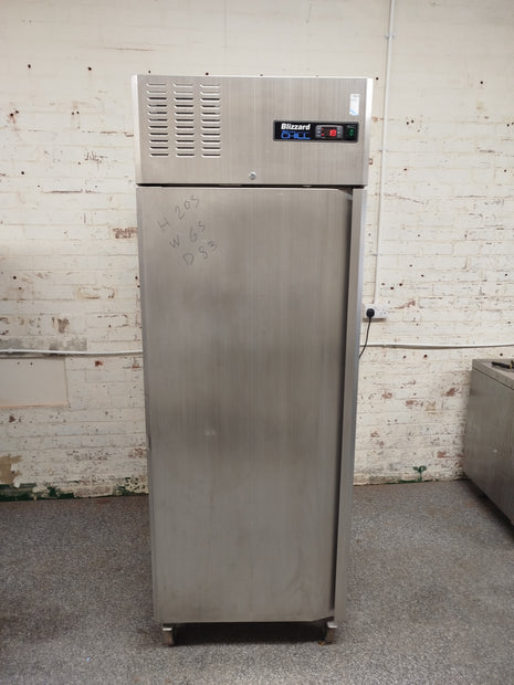 Blizzard Blue line Chill Stainless Steel Upright Single Door Fridge